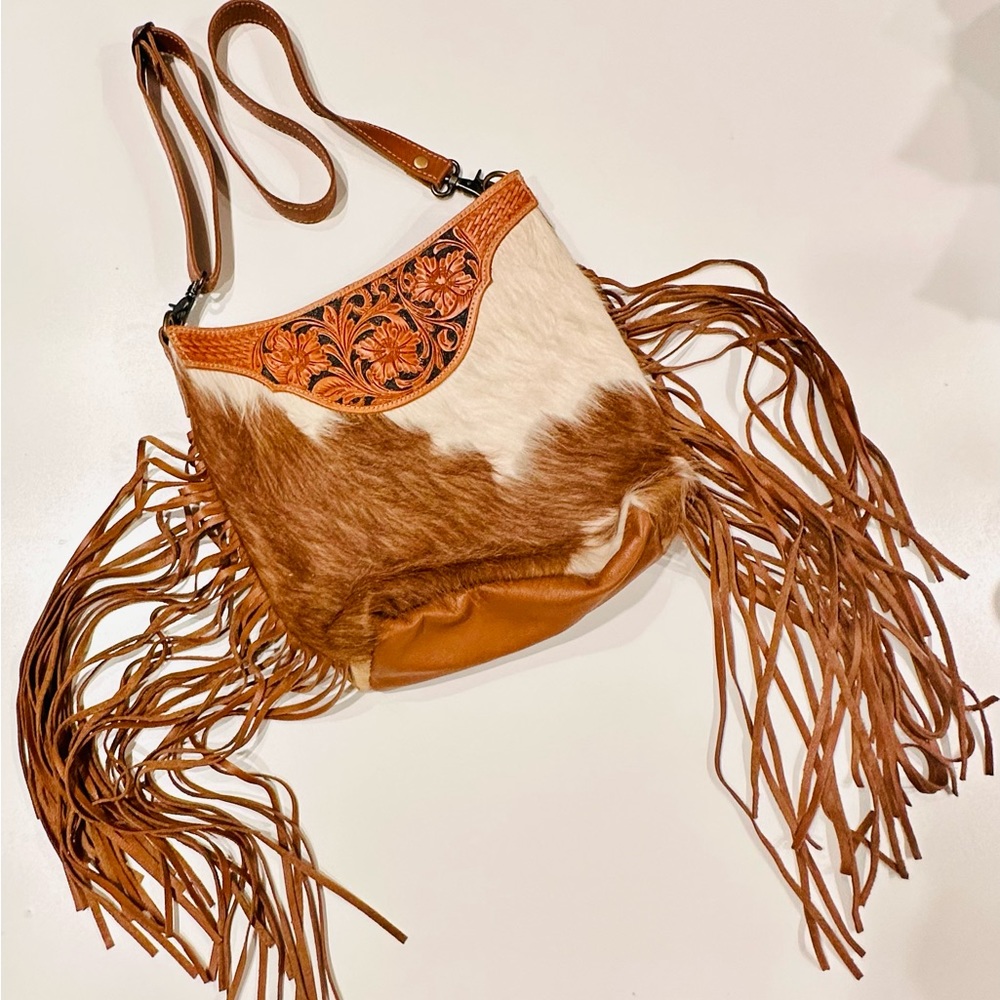 Custom Cowhide Genuine Leather Bag Purse